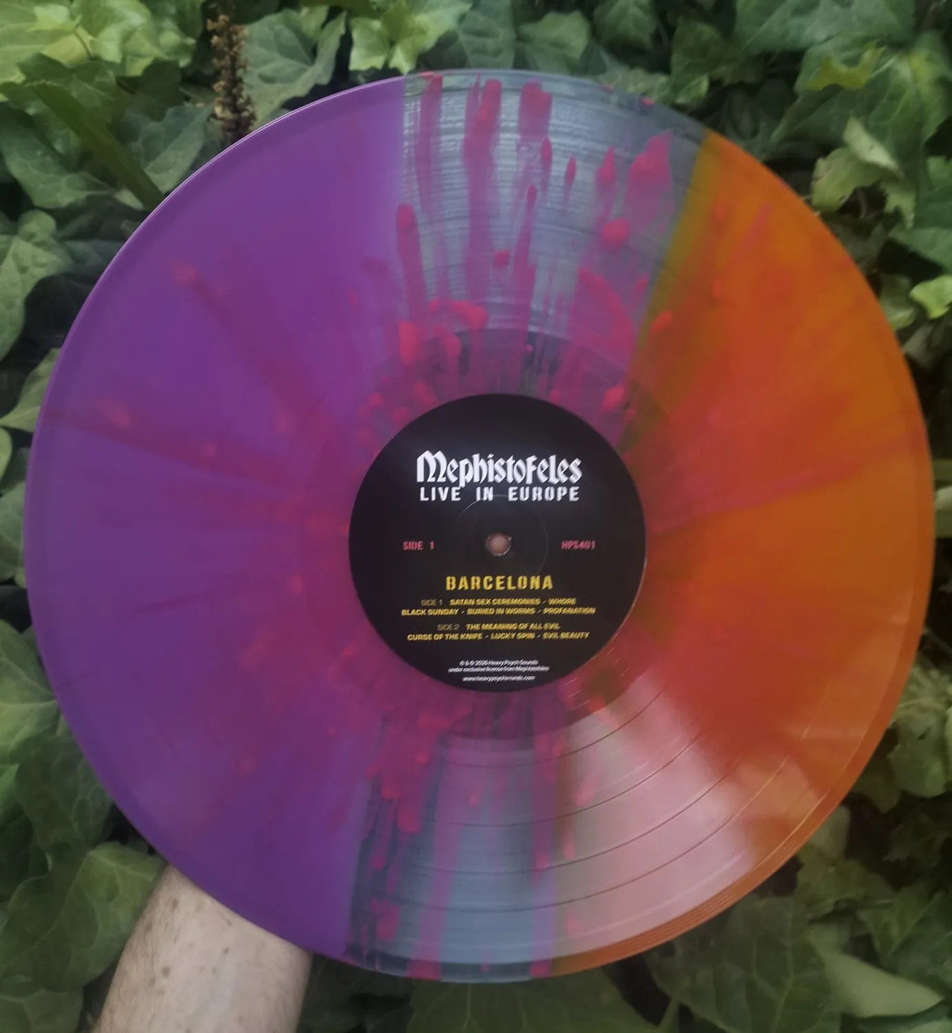 Mephistofeles Live in Europe dobbel LP vinyl gatefold