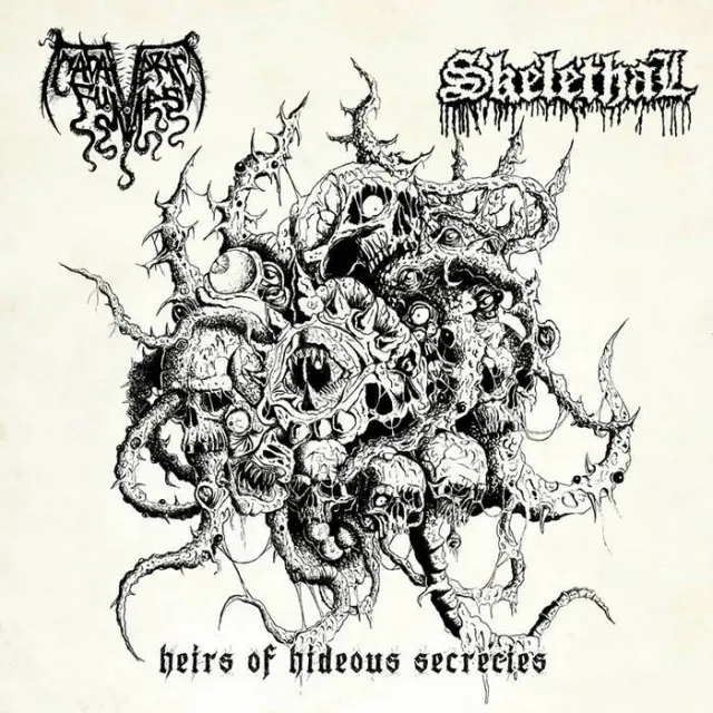 Skelethal Cadaveric Fumes Heirs of Hideous Secrecies 7" EP