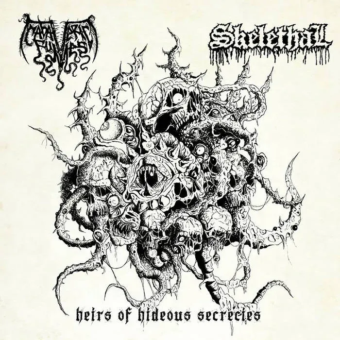 Skelethal Cadaveric Fumes Heirs of Hideous Secrecies 7" EP