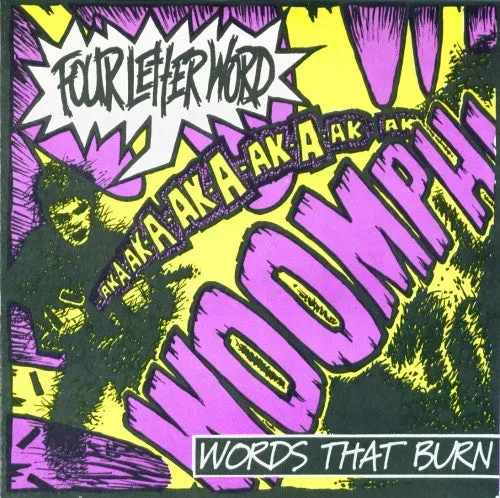 Four Letter Word Words That Burn 7" EP brukt punk