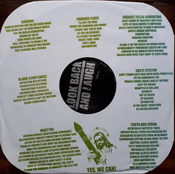 Look Back And Laugh 12" vinyl LP brukt LBAL 001