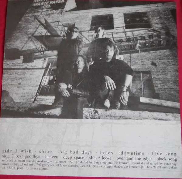 Die Kreuzen Cement LP brukt vinyl alternativ rock