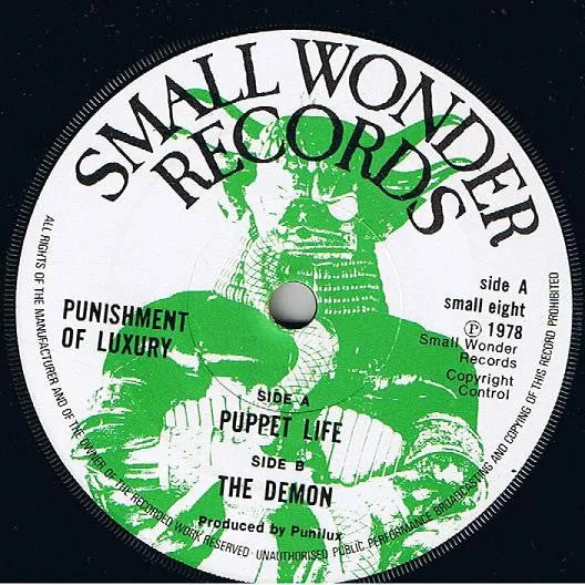 Punishment Of Luxury Puppet Life 7" singel brukt