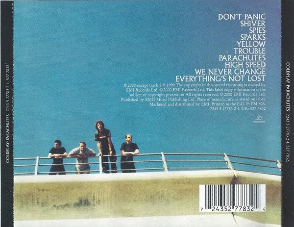 Coldplay Parachutes CD brukt album alternativ rock