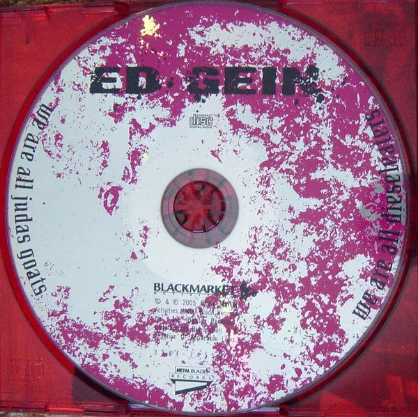 Ed Gein Judas Goats & Dieseleaters CD brukt