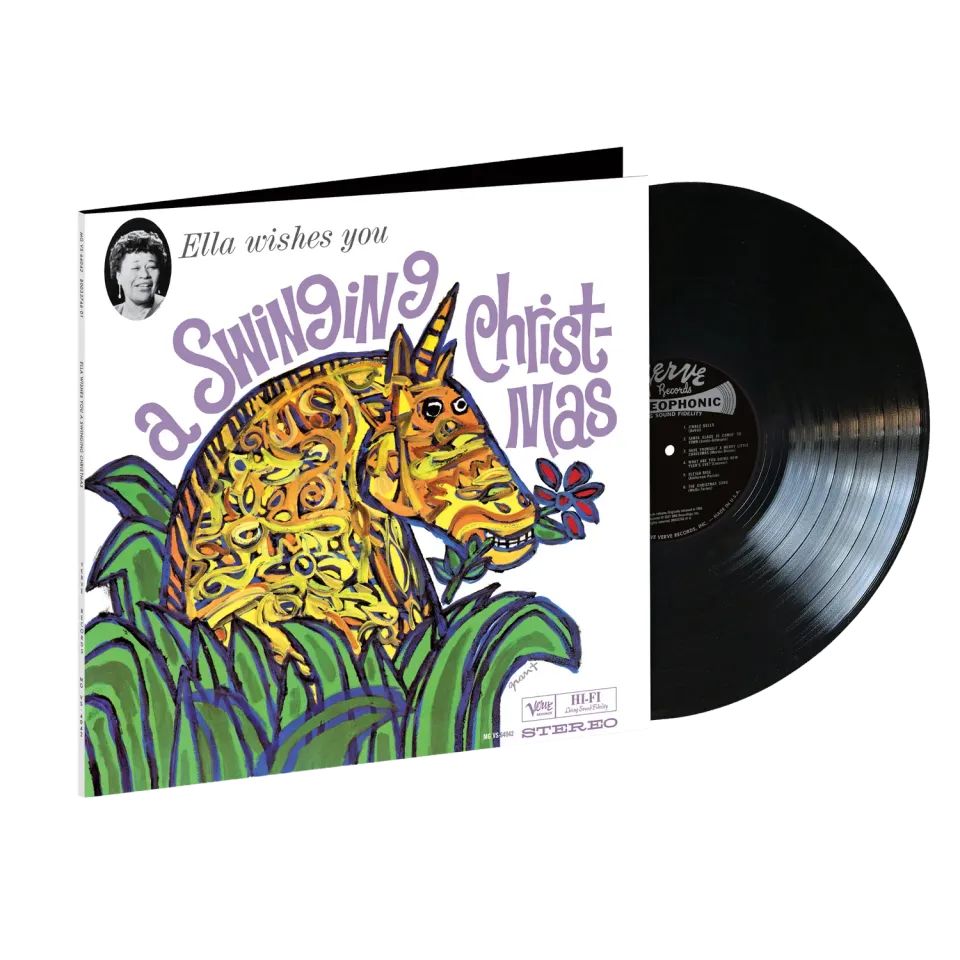 Verve Ella Fitzgerald Ella Wishes You A Swinging Christmas vinylplate
