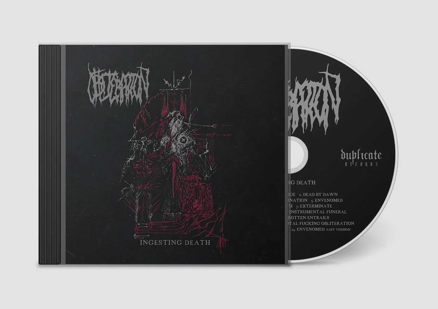 Obliteration Ingesting Death CD death metal