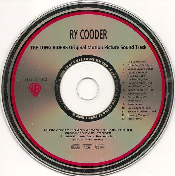 Ry Cooder Long Riders 7599-23448-2 CD brukt soundtrack