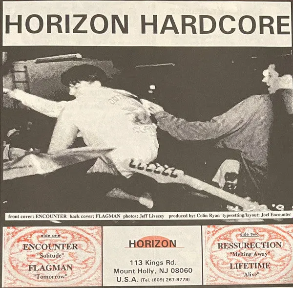 Various Horizon Hardcore 7" vinyl brukt 1991