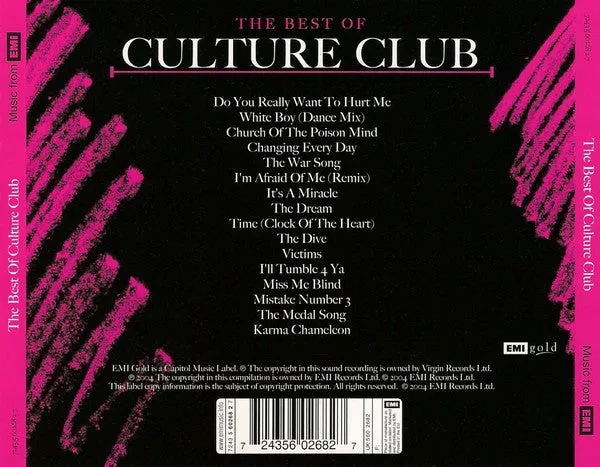 Culture Club The Best Of Culture Club CD brukt 2004