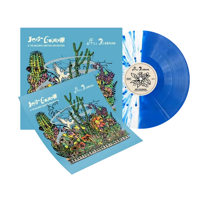 Verve Jeff Goldblum Still Blooming LP blå vinyl signert