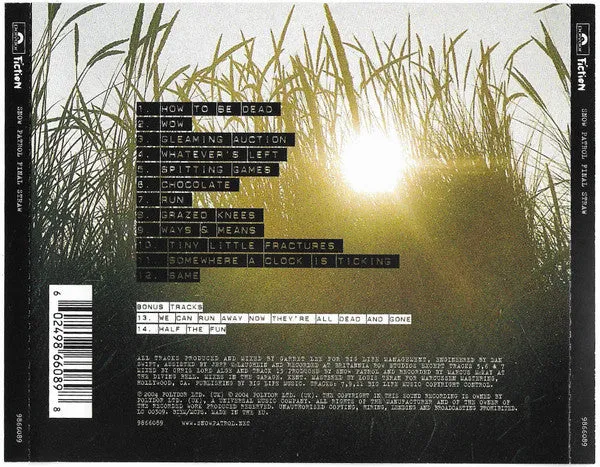 Snow Patrol Final Straw CD brukt album special edition