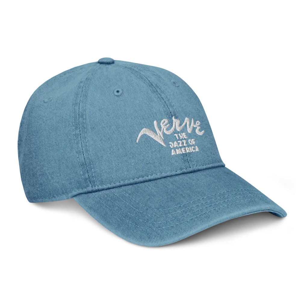 Verve Jazz of America denim caps blå bomull