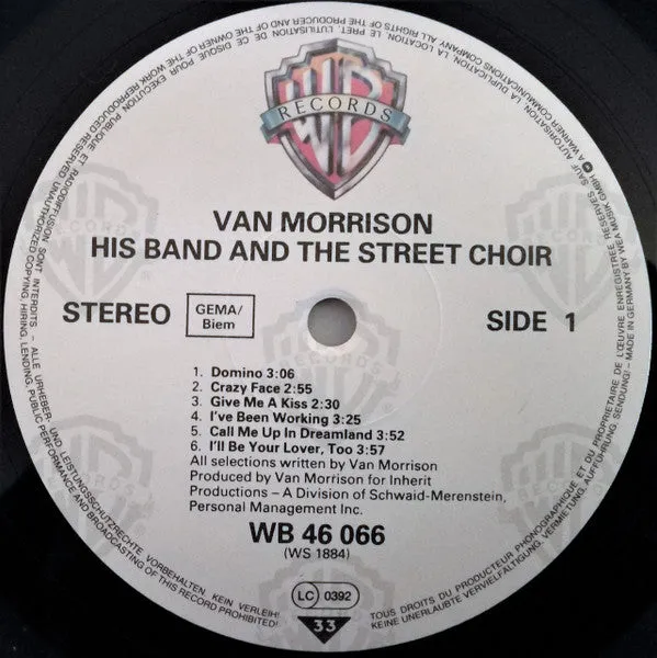 Van Morrison His Band And Street Choir LP brukt soul