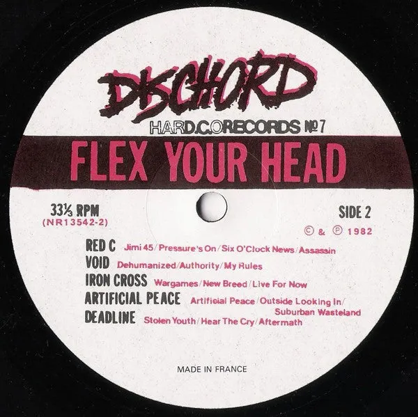 Various Flex Your Head LP vinyl blå repress brukt