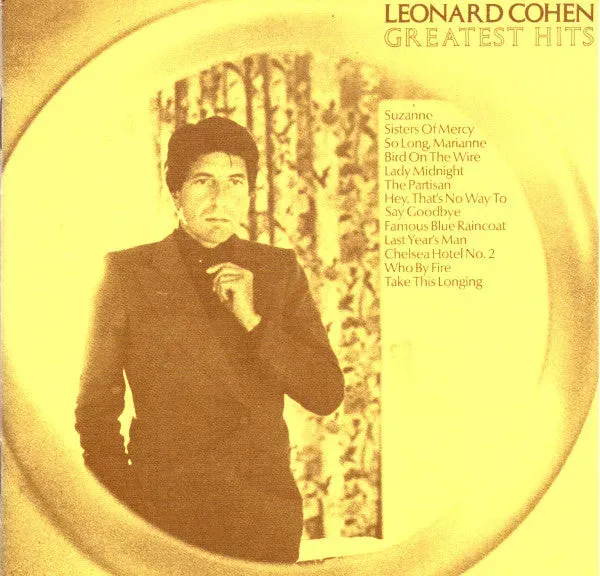 Leonard Cohen Greatest Hits CD brukt folk rock