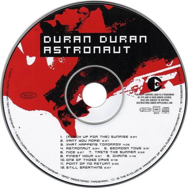 Duran Duran Astronaut CD brukt VG+ synth-pop