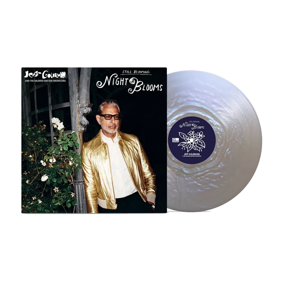 Verve Jeff Goldblum Night Blooms farget LP vinyl alternativ cover