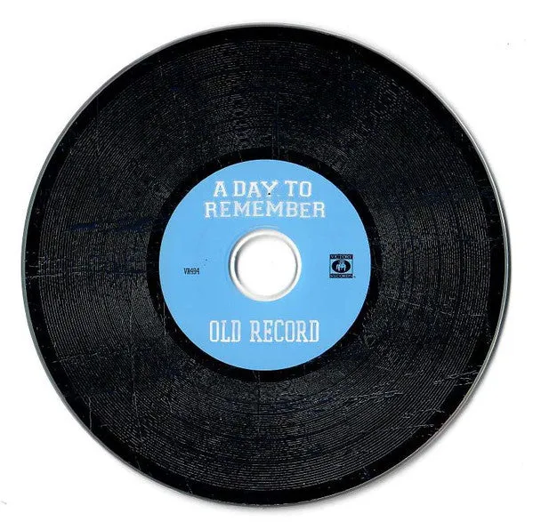 A Day To Remember Old Record CD album metalcore
