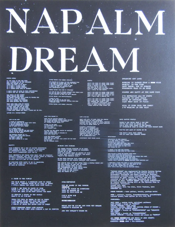 Tenement Napalm Dream LP svart vinyl brukt punk