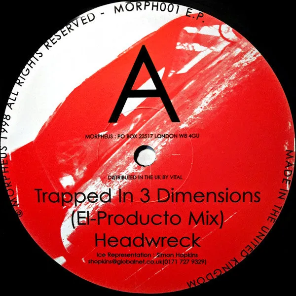 Ice Headwreck 12" brukt vinyl EP abstract