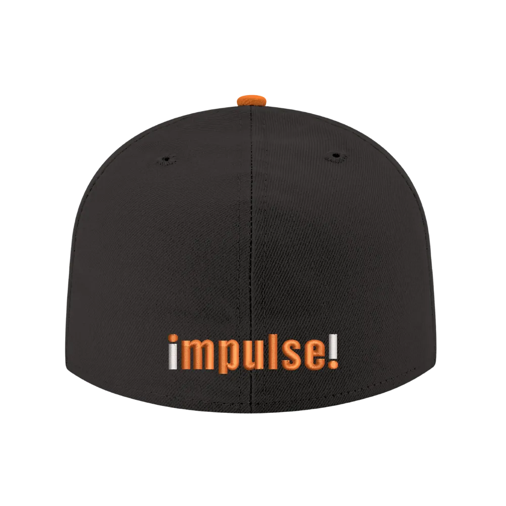 New Era Impulse 59FIFTY fitted caps svart brodert
