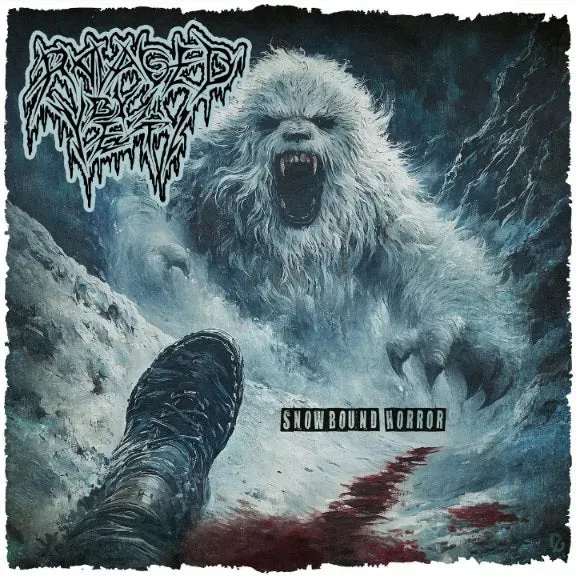 Ravaged By The Yeti Snowbound Horror LP splatter vinyl