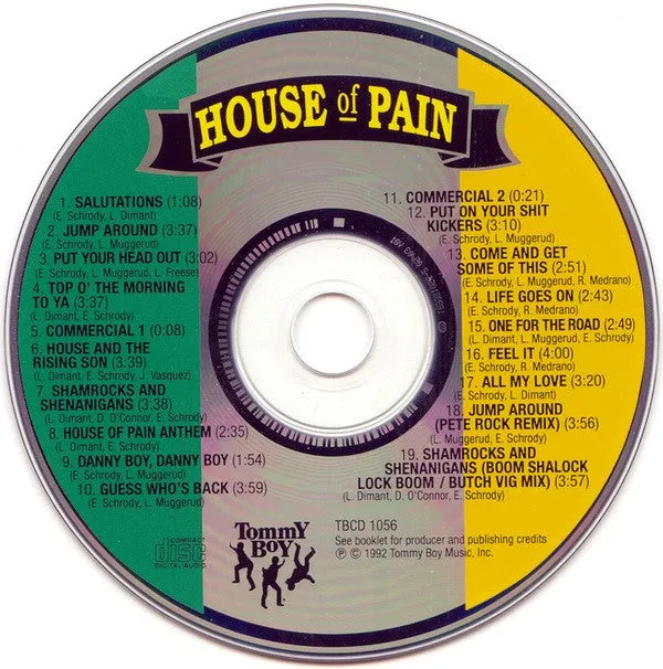 House Of Pain Fine Malt Lyrics CD brukt hip hop