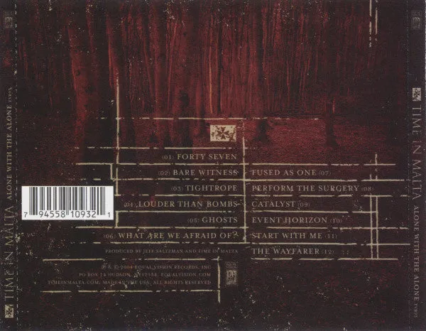 Time In Malta Alone With Alone CD brukt alt-rock
