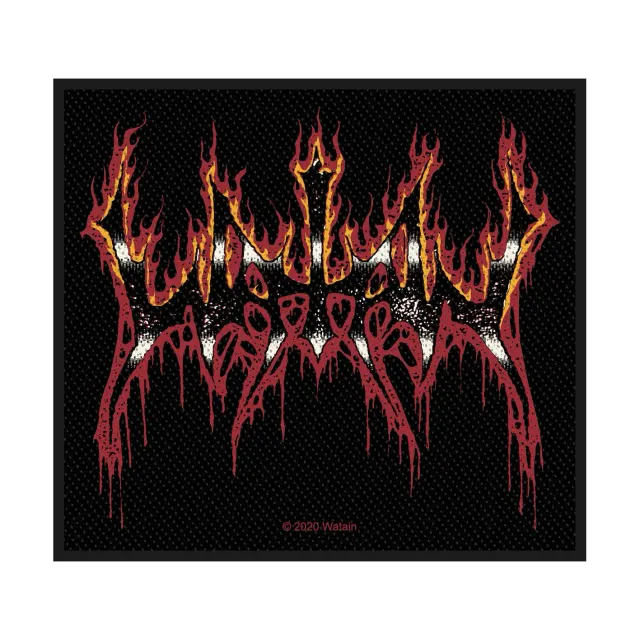 Watain Flaming Logo patch broderi