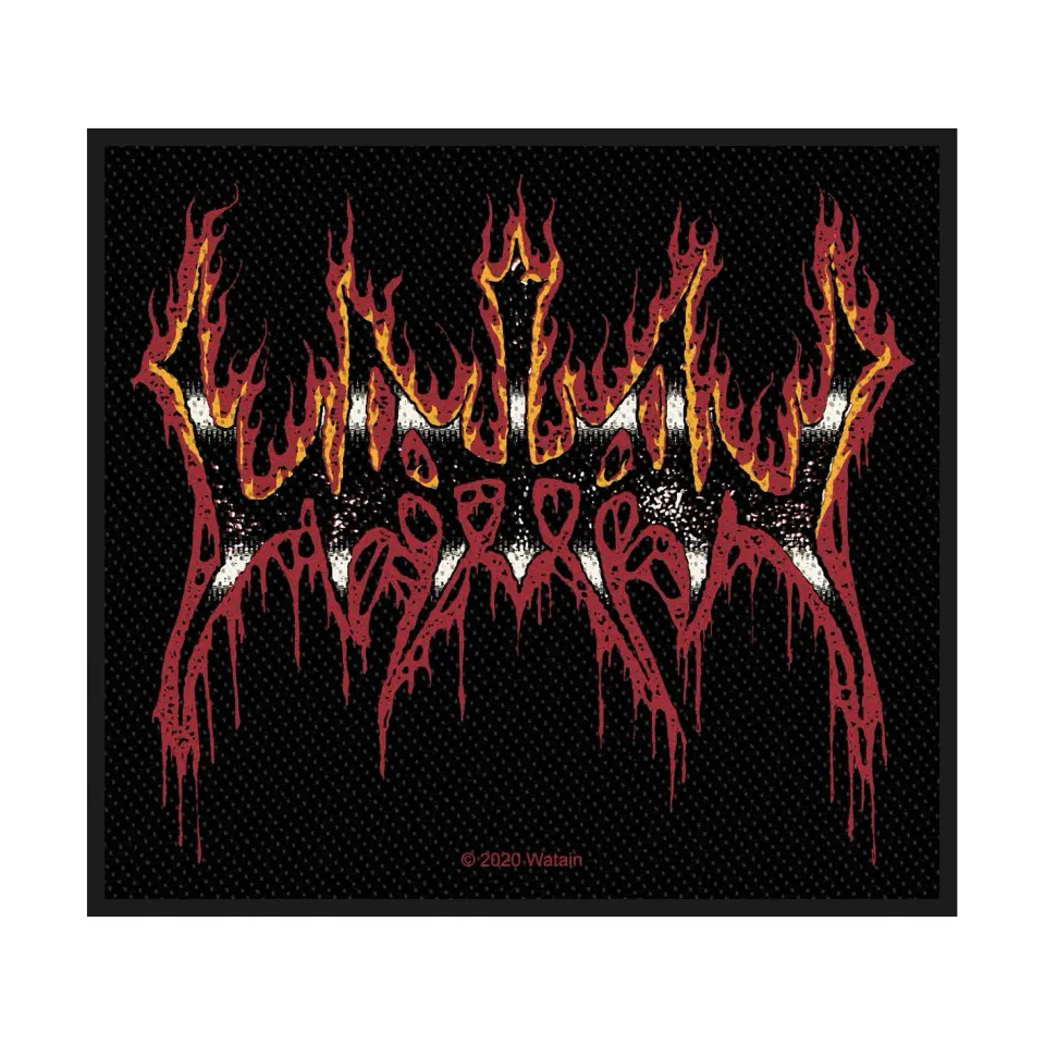 Watain Flaming Logo patch broderi