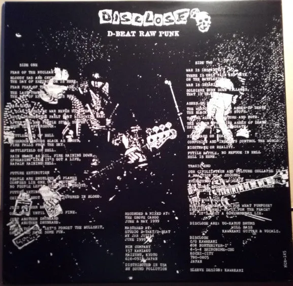 Disclose Nightmare Or Reality vinyl 12" brukt crust