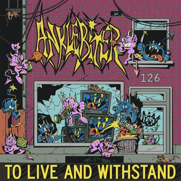 Anklebiter To Live and Withstand 7" EP tri-color brukt