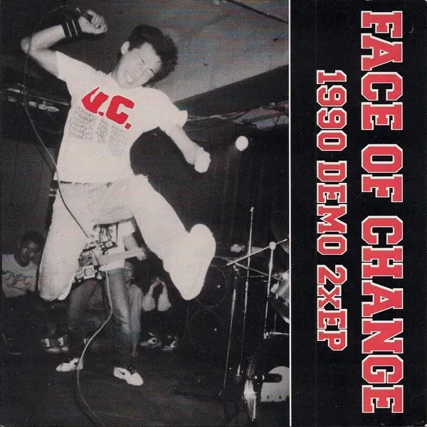 Face Of Change 1990 Demo 2x7" EP brukt rød vinyl