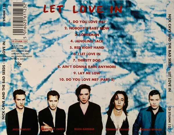 Nick Cave Let Love In CD brukt – Bad Seeds 1994