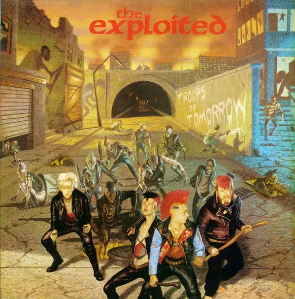Exploited Troops Of Tomorrow LP vinyl brukt punk