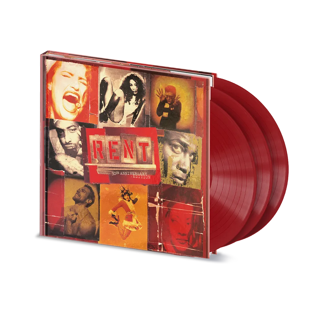 Various Artists Rent Broadway 30th Anniversary vinylplate 3LP rød