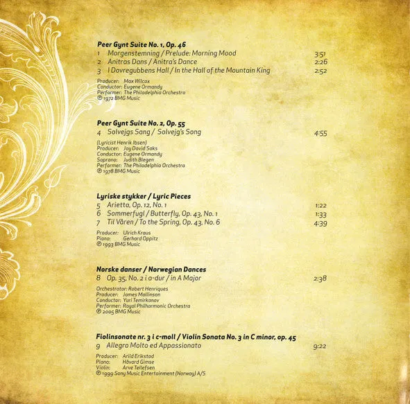 Edvard Grieg The Essential Edvard Grieg CD brukt samling