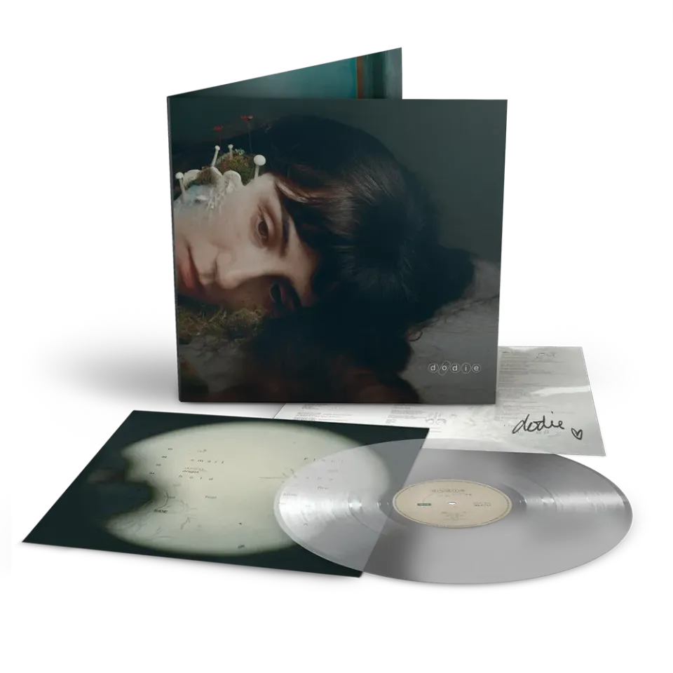 dodie Not For Lack Of Trying klar vinylplate signert tekstark