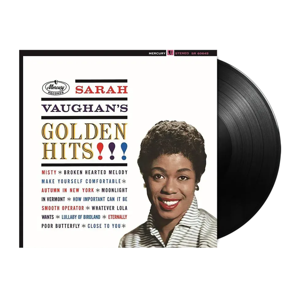 Verve Sarah Vaughan Golden Hits LP vinylplate best of
