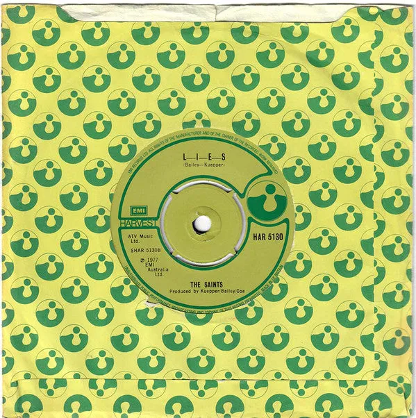 The Saints This Perfect Day 7" vinylsingel brukt VG+ punk