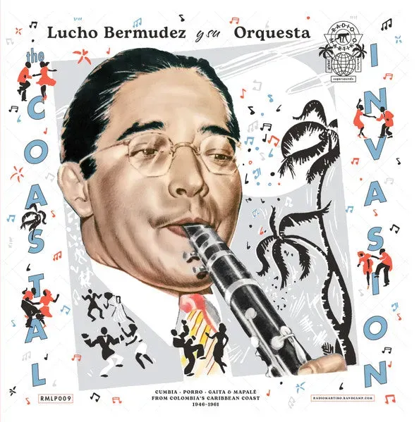 Lucho Bermudez Coastal Invasion 2xLP vinyl brukt cumbia