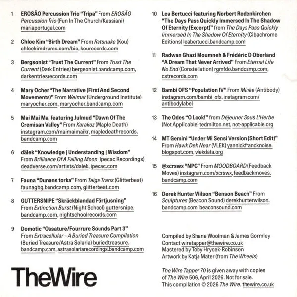 Various The Wire Tapper 70 CD brukt samleplate