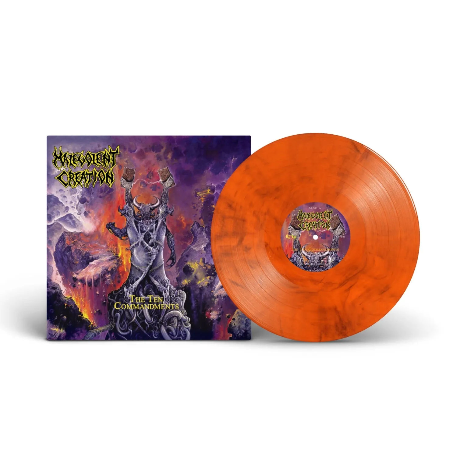 Malevolent Creation The Ten Commandments LP oransje