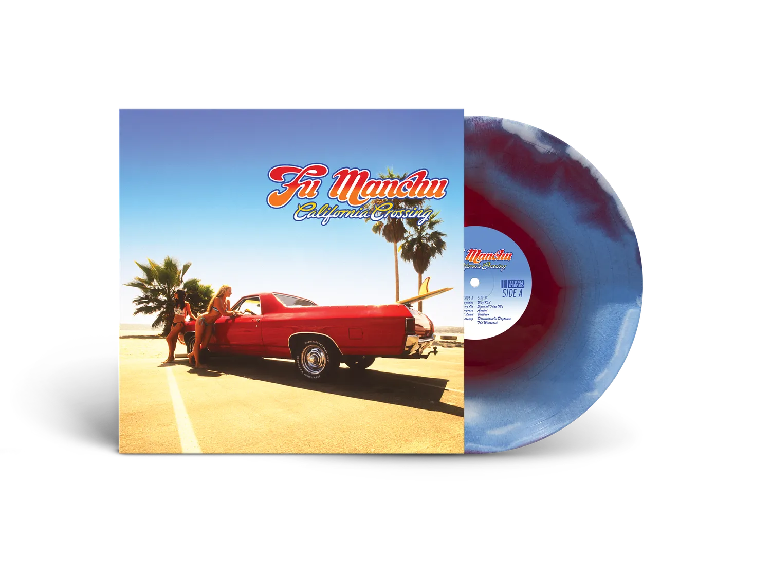 Fu Manchu California Crossing LP vinyl rød hvit blå