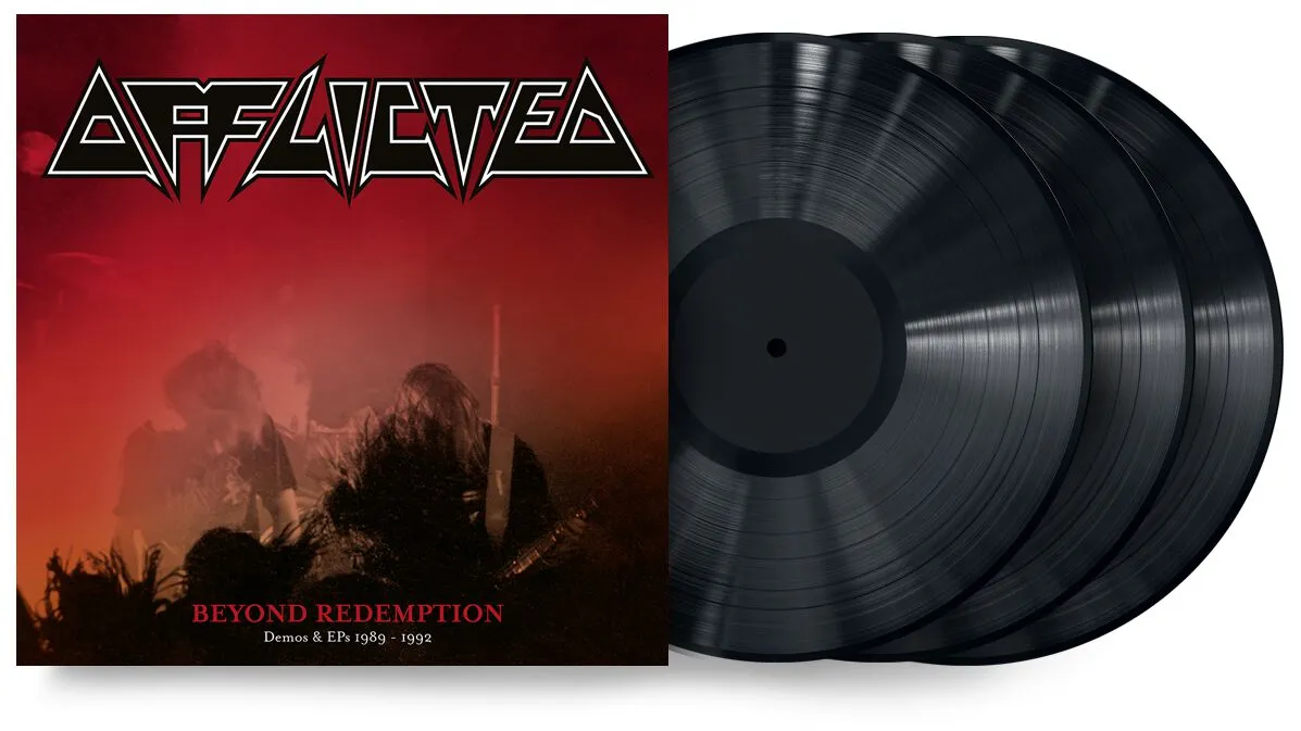 Afflicted Beyond Redemption 3LP svart vinyl demosamling