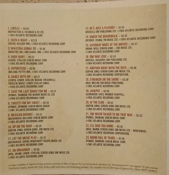 The Drifters The Collection CD brukt soul-samling