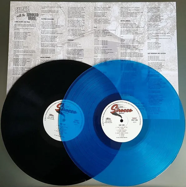 Sirocco Bros. Shake With The Sirocco Bros. LP vinylplate blå deluxe