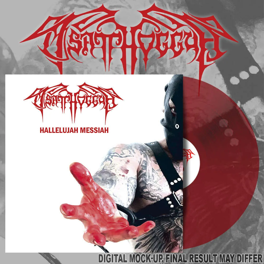 Tsatthoggua Hallelujah Messiah LP vinyl rød 22 min