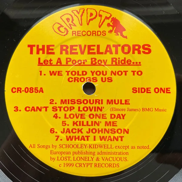 Revelators Let A Poor Boy Ride LP brukt garasjerock